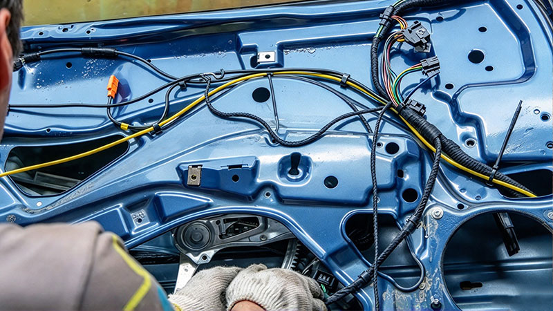 Arnés de cableado de puertas para automóviles