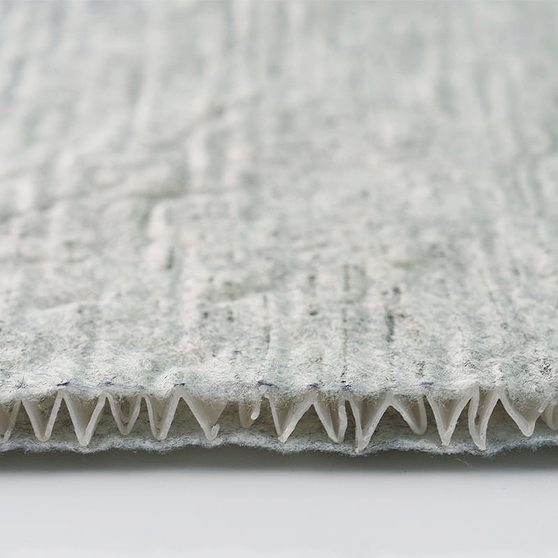 Alfombrilla de drenaje geocompuesta para recogida de gases de vertedero