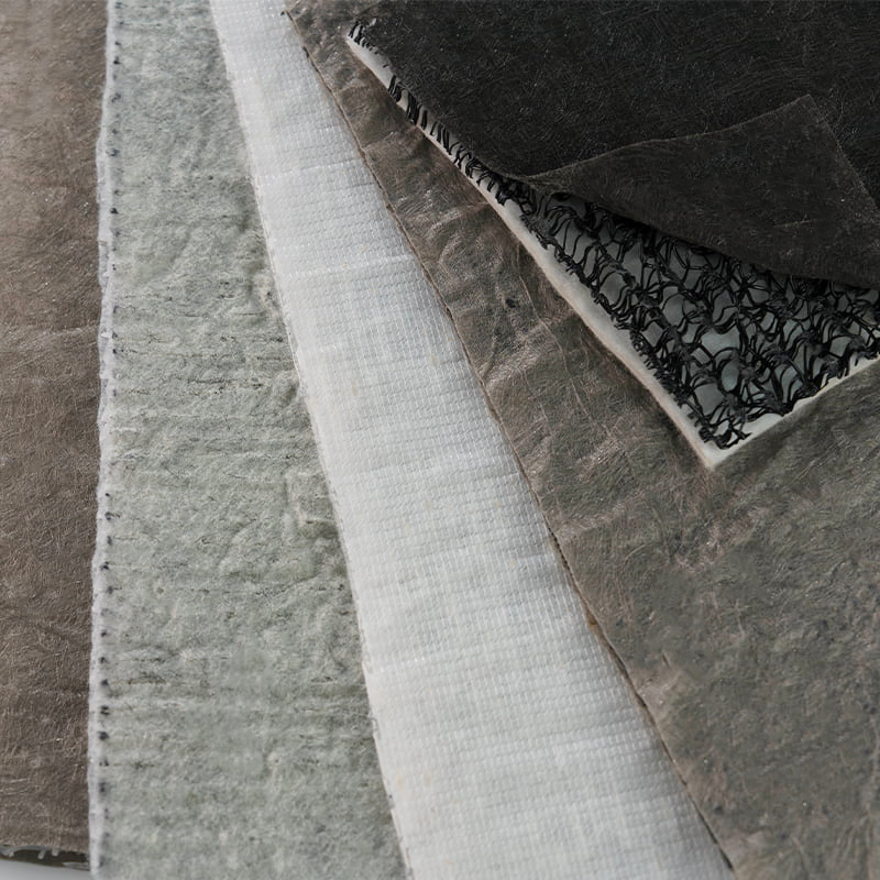 Alfombrilla de drenaje geocompuesta para recogida de gases de vertedero